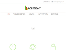 Tablet Screenshot of foresightintelligence.com